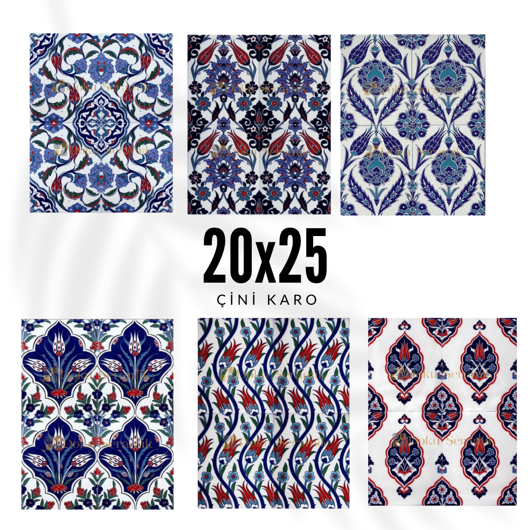 20x25 Çini Karo